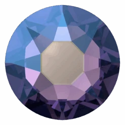 Serinity Hotfix Flat Back Crystals (2000, 2038 & 2078) Tanzanite Shimmer(Serinity 2000 2038 2078 Flatback Crystals Hotfix Tanzanite Shimmer)