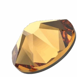 Serinity Flat Back Crystals Non Hotfix (2000, 2058 & 2088) Topaz(Serinity 2000 2058 2088 Flatback Crystals Non Hotfix Topaz) -BlueStreak Crystal Shop Swarovski Hotfix Flat Back Crystals 2000 2038 2078 Topaz 2