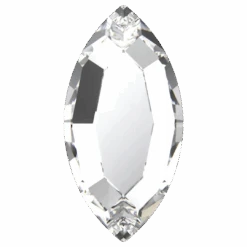 Serinity Hotfix Flat Back Crystals Navette (2200) Crystal(Serinity 2200 Flatback Crystals Hotfix Navette Crystal)