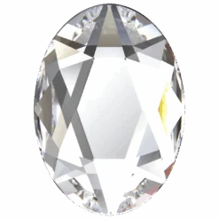 Swarovski Flat Back Crystals Non Hotfix Oval (2603) Crystal(Swarovski 2603 Flatback Crystals Non Hotfix Oval Crystal)