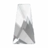 Swarovski Flat Back Crystals Non Hotfix Wing (2770) Crystal(Swarovski 2770 Flatback Crystals Non Hotfix Wing Crystal)