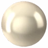 Serinity Pearls Cabochon (5817) Crystal Creamrose Light(Serinity 5817 Cabochon Pearls Crystal Creamrose Light Pearl) -BlueStreak Crystal Shop Swarovski Pearls Cabochon 5817 Crystal Creamrose Light