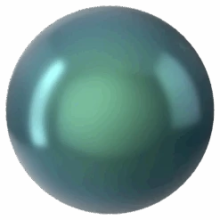 Serinity Pearls Cabochon (5817) Crystal Iridescent Tahitian Look(Serinity 5817 Cabochon Pearls Crystal Iridescent Tahitian Look Pearl)