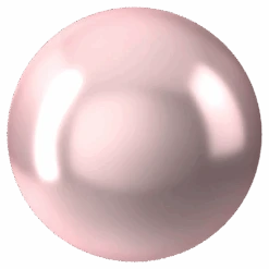 Serinity Pearls Cabochon (5817) Crystal Rosaline(Serinity 5817 Cabochon Pearls Crystal Rosaline Pearl)