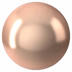 Serinity Pearls Cabochon (5817) Crystal Rose Gold(Serinity 5817 Cabochon Pearls Crystal Rose Gold Pearl)