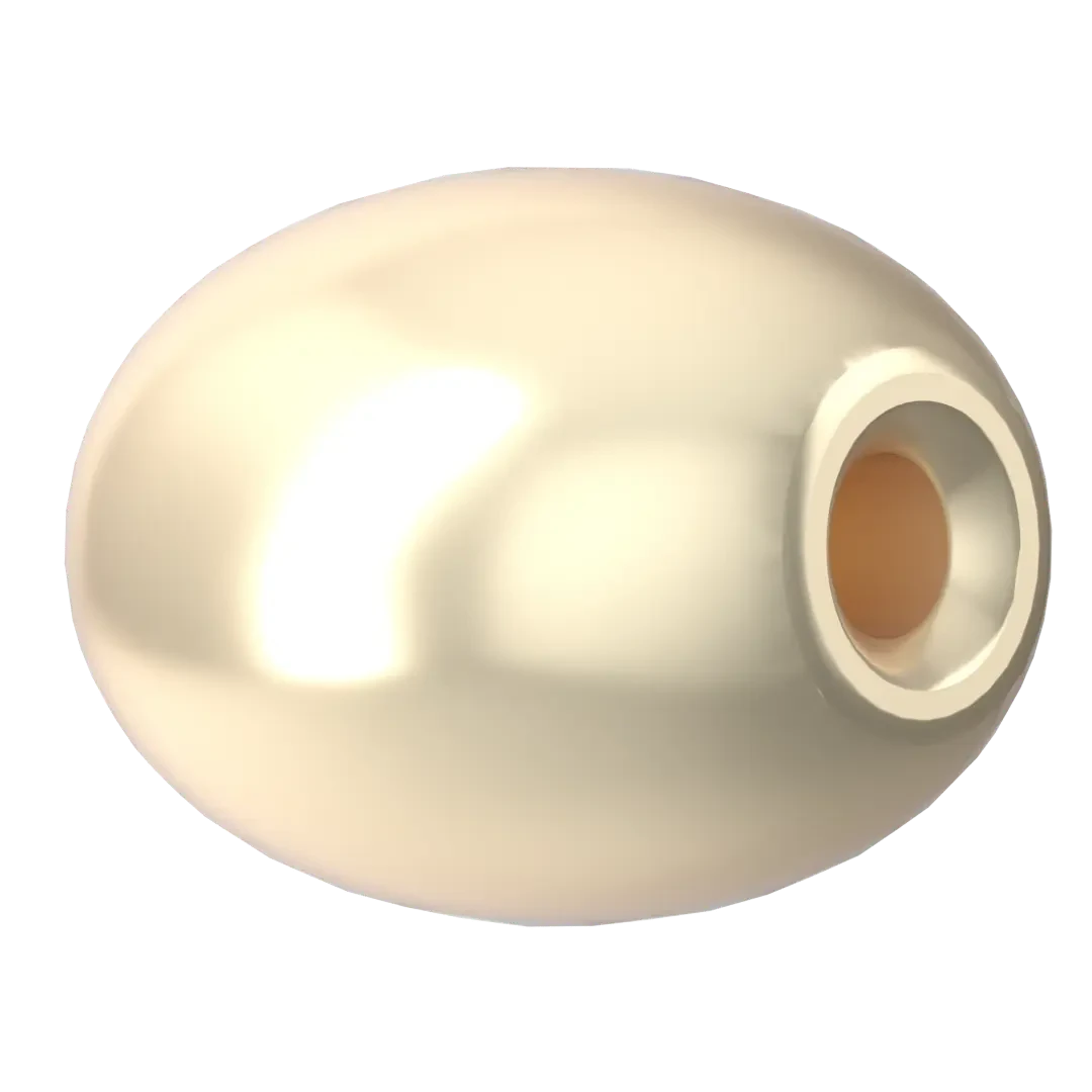 Swarovski Pearls Rice (5824) Crystal Cream(Swarovski 5824 Pearls Rice) 4 Swarovski Pearls Rice (5824) Crystal Cream(Swarovski 5824 Pearls Rice) - Image 2