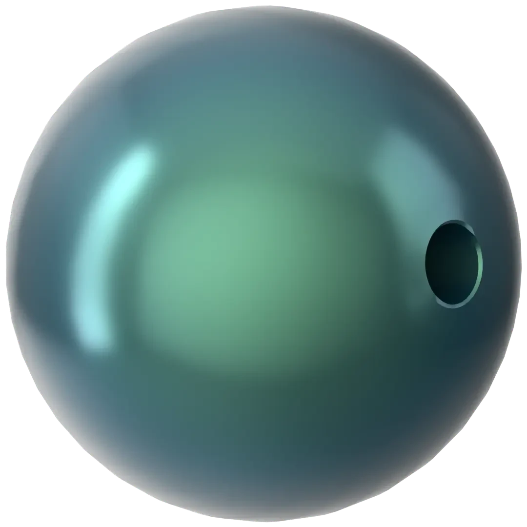 Serinity Pearls Round (5810) Crystal Iridescent Tahitian Look(Serinity 5810 Round Pearls Crystal Iridescent Tahitian Look Pearl) 4 Serinity Pearls Round (5810) Crystal Iridescent Tahitian Look(Serinity 5810 Round Pearls Crystal Iridescent Tahitian Look Pearl) - Image 2