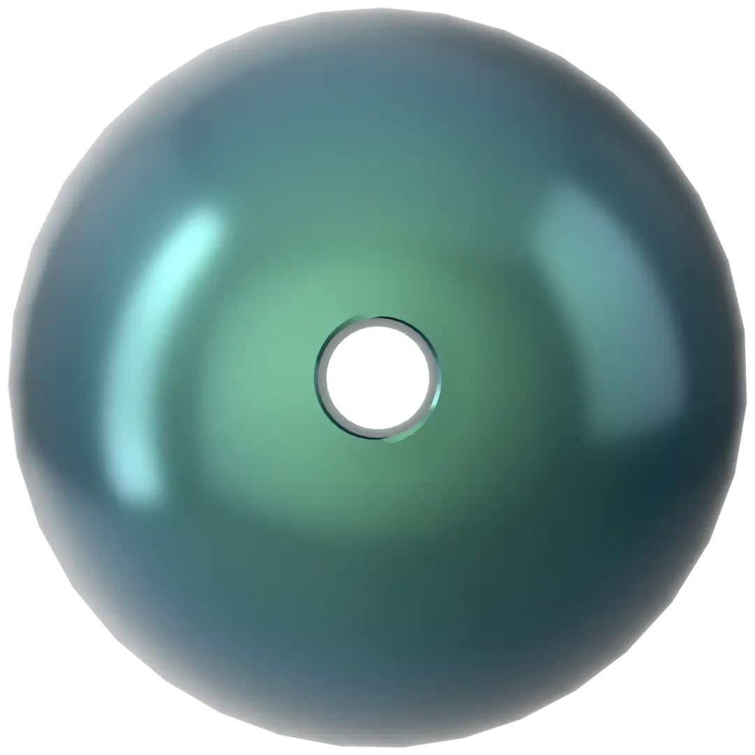 Serinity Pearls Round (5810) Crystal Iridescent Tahitian Look(Serinity 5810 Round Pearls Crystal Iridescent Tahitian Look Pearl) 5 Serinity Pearls Round (5810) Crystal Iridescent Tahitian Look(Serinity 5810 Round Pearls Crystal Iridescent Tahitian Look Pearl) - Image 3