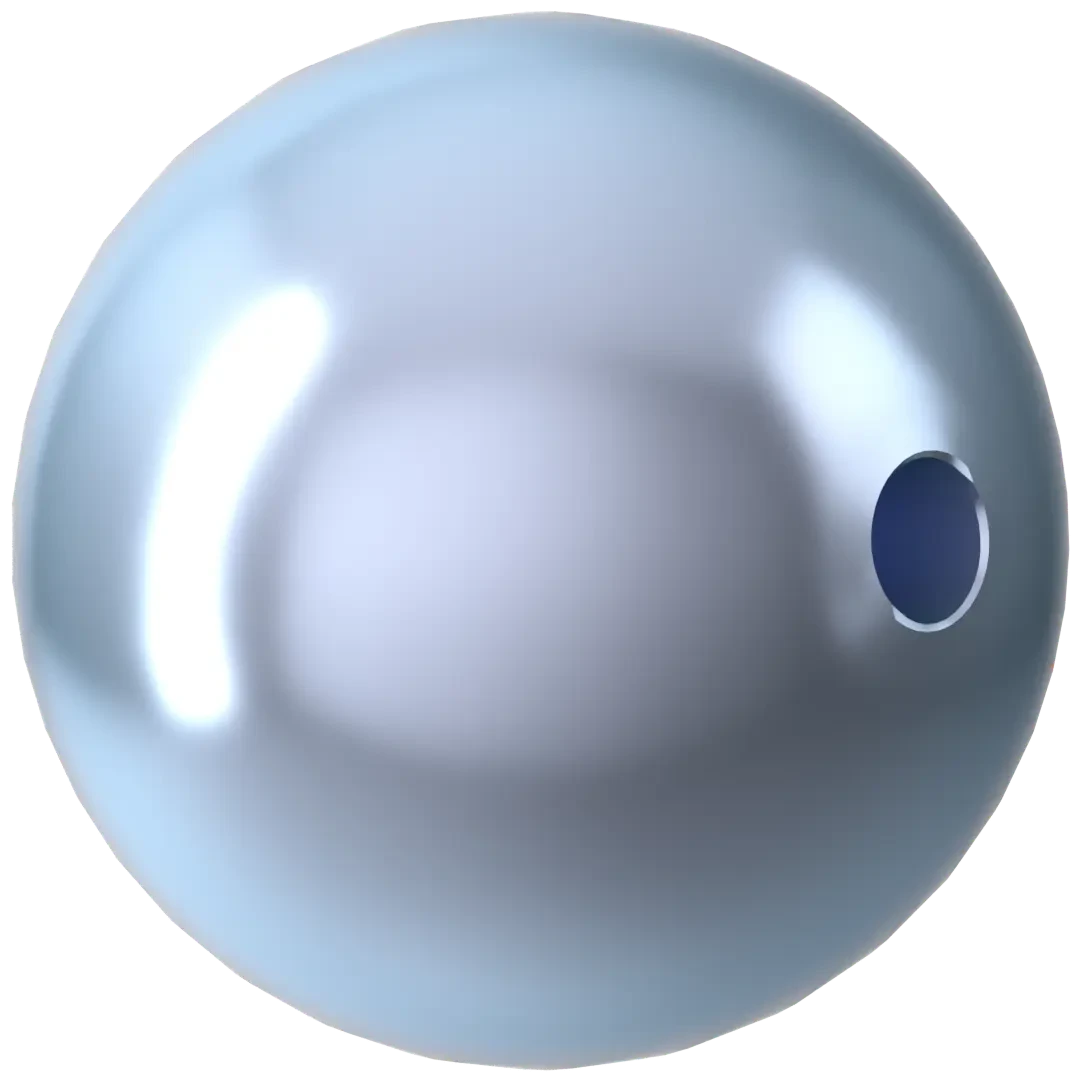 Serinity Pearls Round (5810) Crystal Light Blue(Serinity 5810 Round Pearls Crystal Light Blue Pearl) 4 Serinity Pearls Round (5810) Crystal Light Blue(Serinity 5810 Round Pearls Crystal Light Blue Pearl) - Image 2