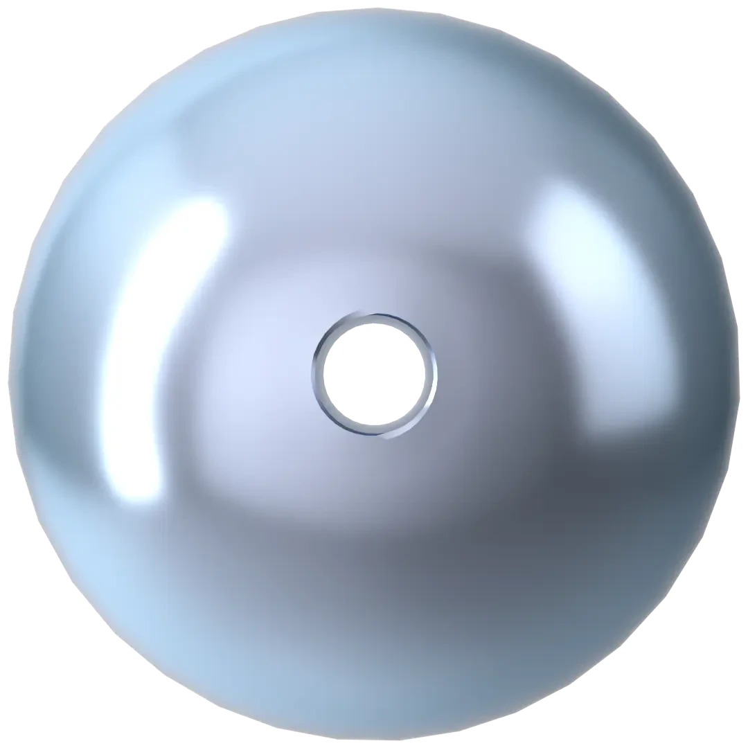 Serinity Pearls Round (5810) Crystal Light Blue(Serinity 5810 Round Pearls Crystal Light Blue Pearl) 5 Serinity Pearls Round (5810) Crystal Light Blue(Serinity 5810 Round Pearls Crystal Light Blue Pearl) - Image 3