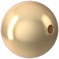 Serinity Pearls Round (5810) Crystal Light Gold(Serinity 5810 Round Pearls Crystal Light Gold Pearl) -BlueStreak Crystal Shop Swarovski Pearls Round 5810 Crystal Light Gold 2