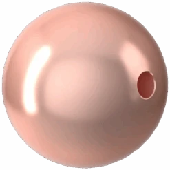 Serinity Pearls Round (5810) Crystal Peach(Serinity 5810 Round Pearls Crystal Peach Pearl) -BlueStreak Crystal Shop Swarovski Pearls Round 5810 Crystal Peach 2