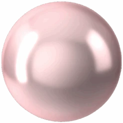 Serinity Pearls Round (5810) Crystal Rosaline(Serinity 5810 Round Pearls Crystal Rosaline Pearl)