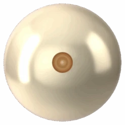 Serinity Pearls Round Half Drilled (5818) Crystal Cream(Serinity 5818 Round Pearls Half Drilled Crystal Cream Pearl) -BlueStreak Crystal Shop Swarovski Pearls Round Half Drilled 5818 Crystal Cream 3