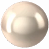 Serinity Pearls Round Half Drilled (5818) Crystal Creamrose(Serinity 5818 Round Pearls Half Drilled Crystal Creamrose Pearl) -BlueStreak Crystal Shop Swarovski Pearls Round Half Drilled 5818 Crystal Creamrose