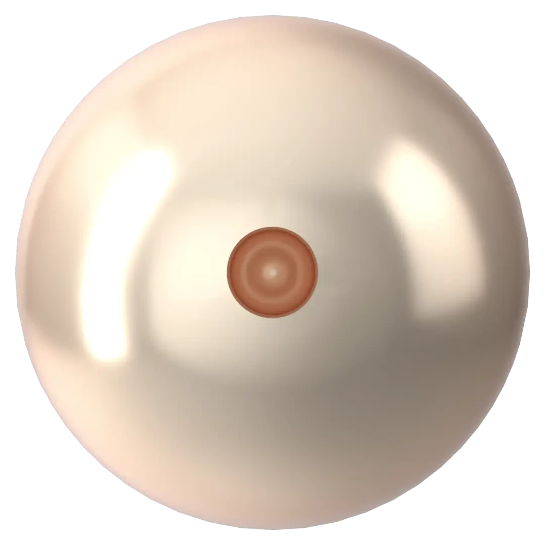 Serinity Pearls Round Half Drilled (5818) Crystal Creamrose(Serinity 5818 Round Pearls Half Drilled Crystal Creamrose Pearl) 5 Serinity Pearls Round Half Drilled (5818) Crystal Creamrose(Serinity 5818 Round Pearls Half Drilled Crystal Creamrose Pearl) - Image 3