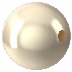 Serinity Pearls Round Half Drilled (5818) Crystal Creamrose Light(Serinity 5818 Round Pearls Half Drilled Crystal Creamrose Light Pearl) -BlueStreak Crystal Shop Swarovski Pearls Round Half Drilled 5818 Crystal Creamrose Light 2