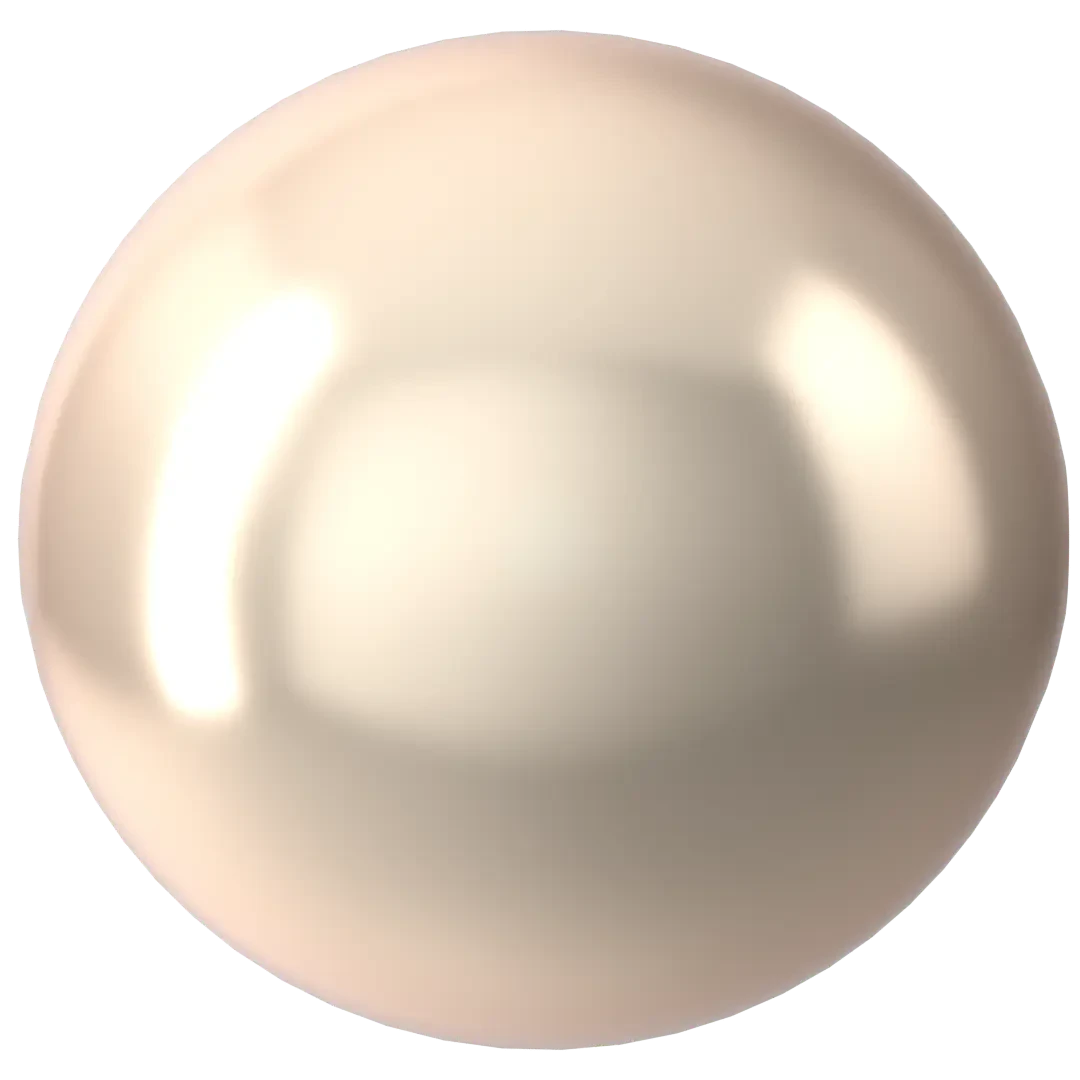 Serinity Pearls Round Half Drilled (5818) Crystal Creamrose(Serinity 5818 Round Pearls Half Drilled Crystal Creamrose Pearl) 3 Serinity Pearls Round Half Drilled (5818) Crystal Creamrose(Serinity 5818 Round Pearls Half Drilled Crystal Creamrose Pearl)