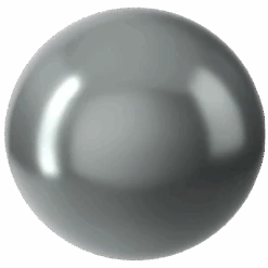 Serinity Pearls Round Half Drilled (5818) Crystal Dark Grey(Serinity 5818 Round Pearls Half Drilled Crystal Dark Grey Pearl)