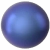 Swarovski Pearls Round Half Drilled (5818) Crystal Iridescent Dark Blue(Swarovski 5818 Round Pearls Half Drilled Crystal Iridescent Dark Blue Pearl)
