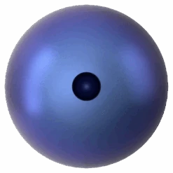 Swarovski Pearls Round Half Drilled (5818) Crystal Iridescent Dark Blue(Swarovski 5818 Round Pearls Half Drilled Crystal Iridescent Dark Blue Pearl) -BlueStreak Crystal Shop Swarovski Pearls Round Half Drilled 5818 Crystal Iridescent Dark Blue 3