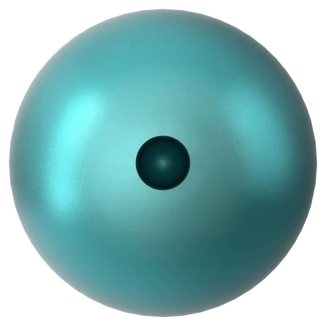 Serinity Pearls Round Half Drilled (5818) Crystal Iridescent Dark Turquoise(Serinity 5818 Round Pearls Half Drilled Crystal Iridescent Dark Turquoise Pearl) 5 Serinity Pearls Round Half Drilled (5818) Crystal Iridescent Dark Turquoise(Serinity 5818 Round Pearls Half Drilled Crystal Iridescent Dark Turquoise Pearl) - Image 3