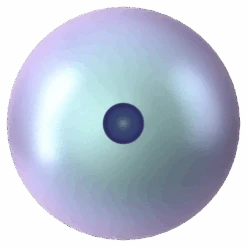 Serinity Pearls Round Half Drilled (5818) Crystal Iridescent Light Blue(Serinity 5818 Round Pearls Half Drilled Crystal Iridescent Light Blue Pearl) -BlueStreak Crystal Shop Swarovski Pearls Round Half Drilled 5818 Crystal Iridescent Light Blue 3