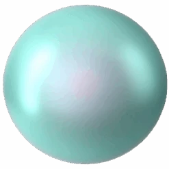 Serinity Pearls Round Half Drilled (5818) Crystal Iridescent Light Turquoise(Serinity 5818 Round Pearls Half Drilled Crystal Iridescent Light Turquoise Pearl)