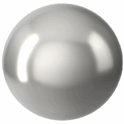 Swarovski Pearls Round Half Drilled (5818) Crystal Light Grey(Swarovski 5818 Round Pearls Half Drilled Crystal Light Grey Pearl)