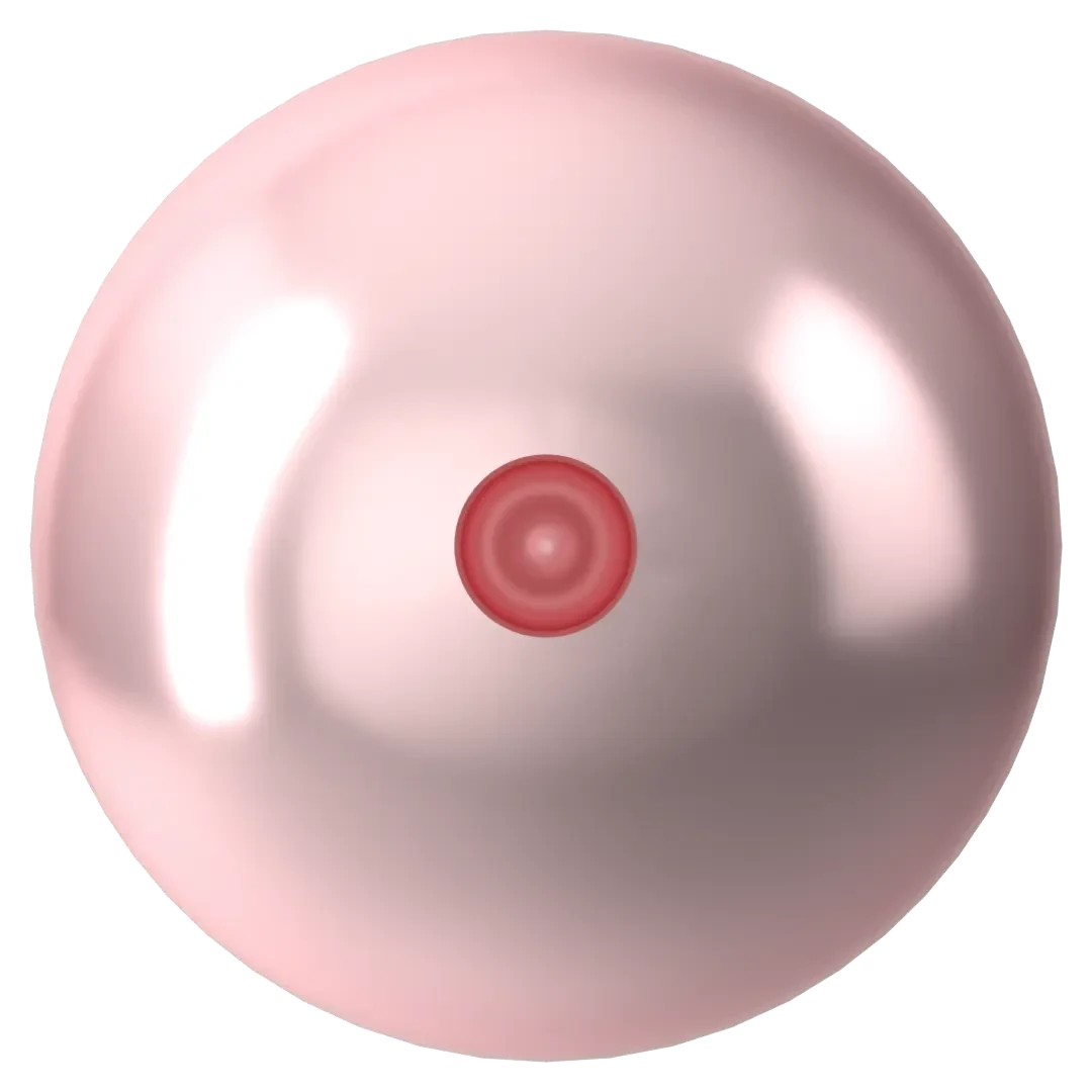 Swarovski Pearls Round Half Drilled (5818) Crystal Rosaline(Swarovski 5818 Round Pearls Half Drilled Crystal Rosaline Pearl) 5 Swarovski Pearls Round Half Drilled (5818) Crystal Rosaline(Swarovski 5818 Round Pearls Half Drilled Crystal Rosaline Pearl) - Image 3