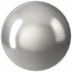 Swarovski Pearls Round No Hole (5809) Crystal Light Grey(Swarovski 5809 Small Round Pearls No Hole Crystal Light Grey Pearl)