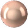 Serinity Pearls Round No Hole (5809) Crystal Rose Gold(Serinity 5809 Small Round Pearls No Hole Crystal Rose Gold Pearl) -BlueStreak Crystal Shop Swarovski Pearls Round No Hole 5809 Crystal Rose Gold