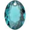 Serinity Pendants Elliptic Cut (6438) Blue Zircon(Serinity Pendants Elliptic Cut 6438 Blue Zircon) -BlueStreak Crystal Shop Swarovski Pendants Elliptic Cut 6438 Blue Zircon