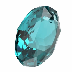 Serinity Pendants Elliptic Cut (6438) Blue Zircon(Serinity Pendants Elliptic Cut 6438 Blue Zircon) -BlueStreak Crystal Shop Swarovski Pendants Elliptic Cut 6438 Blue Zircon 2