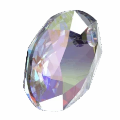 Swarovski Pendants Elliptic Cut (6438) Crystal AB(Swarovski Pendants Elliptic Cut 6438 Crystal Ab) -BlueStreak Crystal Shop Swarovski Pendants Elliptic Cut 6438 Crystal AB 2