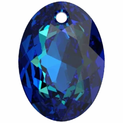 Swarovski Pendants Elliptic Cut (6438) Crystal Bermuda Blue P(Swarovski Pendants Elliptic Cut 6438 Crystal Bermuda Blue P)