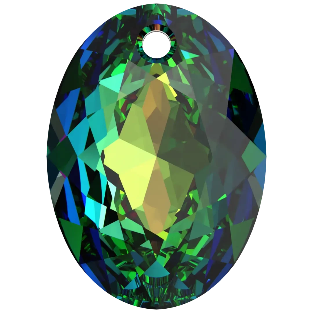 Swarovski Pendants Elliptic Cut (6438) Crystal Vitrail Medium P(Swarovski Pendants Elliptic Cut 6438 Crystal Vitrail Medium P) 3 Swarovski Pendants Elliptic Cut (6438) Crystal Vitrail Medium P(Swarovski Pendants Elliptic Cut 6438 Crystal Vitrail Medium P)