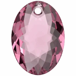 Swarovski Pendants Elliptic Cut (6438) Rose(Swarovski Pendants Elliptic Cut 6438 Rose)