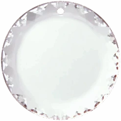 Swarovski Pendants Flat Disc (6049) Crystal(Swarovski 6049 Pendants Flat Disc)