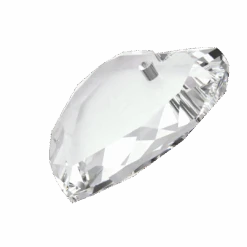 Swarovski Pendants Flat Heart (6225) Crystal(Swarovski 6225 Pendants Flat Heart) -BlueStreak Crystal Shop Swarovski Pendants Flat Heart 6225 Crystal 2