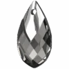 Serinity Pendants Metallic Cap Pear (6565) Crystal Light Chrome(Serinity 6565 Pendants Metallic Cap Pear Shaped) -BlueStreak Crystal Shop Swarovski Pendants Pear Metallic Cap 6565 Crystal Light Chrome