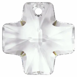Swarovski Pendants Square Cross (6866) Crystal(Swarovski 6866 Pendants Square Cross Crystal)