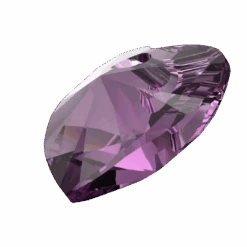 Serinity Pendants Heart (6228) Amethyst(Serinity 6228 Heart Pendants Amethyst) -BlueStreak Crystal Shop Swarovski Pendants Xilion Heart 6228 Amethyst 2