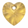 Serinity Pendants Heart (6228) Golden Topaz(Serinity 6228 Heart Pendants Golden Topaz)