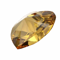 Serinity Pendants Heart (6228) Golden Topaz(Serinity 6228 Heart Pendants Golden Topaz) -BlueStreak Crystal Shop Swarovski Pendants Xilion Heart 6228 Golden Topaz 2