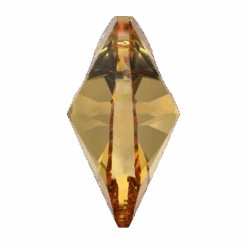 Serinity Pendants Heart (6228) Golden Topaz(Serinity 6228 Heart Pendants Golden Topaz) -BlueStreak Crystal Shop Swarovski Pendants Xilion Heart 6228 Golden Topaz 3