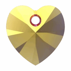 Serinity Pendants Heart (6228) Light Siam AB(Serinity 6228 Heart Pendants Light Siam Ab)