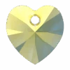 Serinity Pendants Heart (6228) Light Topaz AB(Serinity 6228 Heart Pendants Light Topaz Ab)