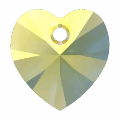 Serinity Pendants Heart (6228) Light Topaz AB(Serinity 6228 Heart Pendants Light Topaz Ab)
