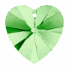Serinity Pendants Heart (6228) Peridot(Serinity 6228 Heart Pendants Peridot)
